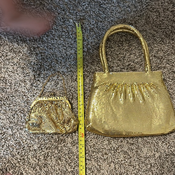Preston and York gold bedazzled mini purse with clutch o - Picture 11 of 12